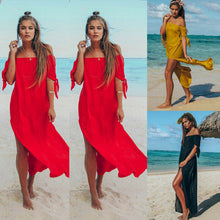 Load image into Gallery viewer, Tunic Beach Swim Suit