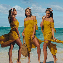 Load image into Gallery viewer, Tunic Beach Swim Suit