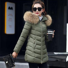 Load image into Gallery viewer, Winter Fur Hooded Coat