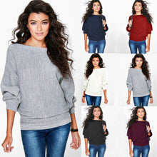 Load image into Gallery viewer, O-Neck Knitted Sweater